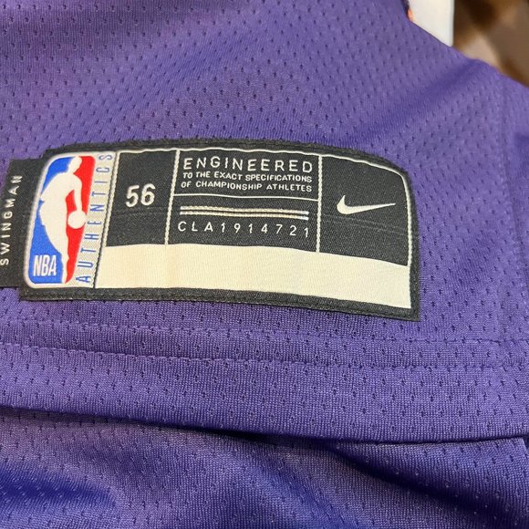 Nike Men’s Phoenix Suns Chris Paul #3 Purple Dri-FIT Icon 2020 Jersey cw3679 - Picture 9 of 10